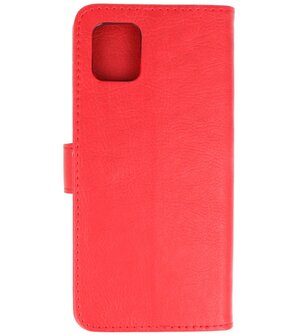 Booktype Wallet Cases voor de Samsung Galaxy Note 10 Lite Rood