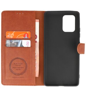 Bestcases Kaarhouder Portemonnee Book Case Samsung Galaxy S10 Lite - Bruin