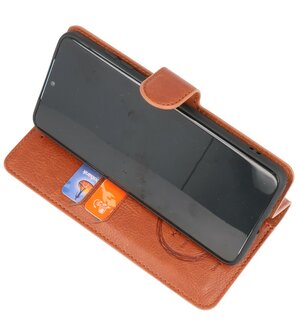 Bestcases Kaarhouder Portemonnee Book Case Samsung Galaxy Note 10 Lite - Bruin