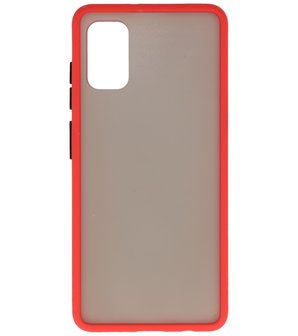 Bestcases Hard Case Telefoonhoesje Samsung Galaxy A41 - Rood