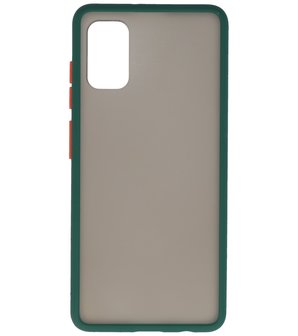 Bestcases Hard Case Telefoonhoesje Samsung Galaxy A41 - Donker Groen