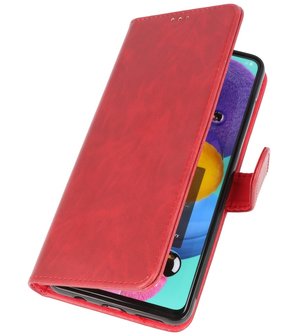 Rico Vitello 2 in 1 Book Case Telefoonhoesje Samsung Galaxy A71 - Rood