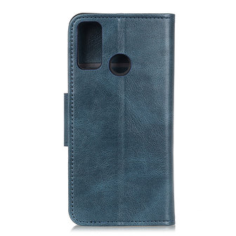 Bestcases Booktype Telefoonhoesje voor Samsung Galaxy M31 -  Blauw