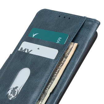 Bestcases Booktype Telefoonhoesje voor OnePlus 8 - Blauw