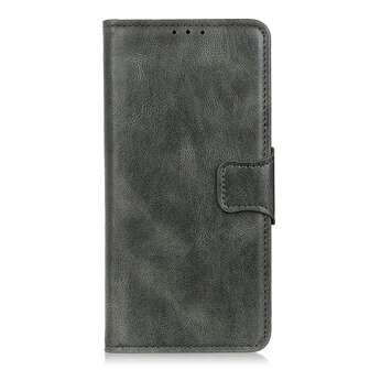 Bestcases Booktype Telefoonhoesje voor OnePlus Nord - Donker Groen