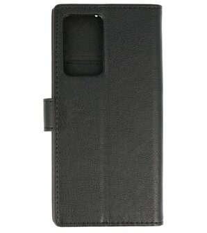 Bestcases Booktype Telefoonhoesje voor Samsung Galaxy Note 20 Ultra - Zwart
