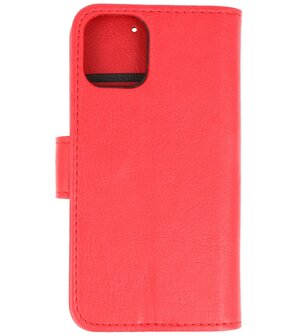 Bestcases Booktype Telefoonhoesje voor iPhone 12 Mini- Rood