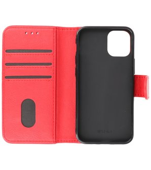 Bestcases Booktype Telefoonhoesje voor iPhone 12 Mini- Rood