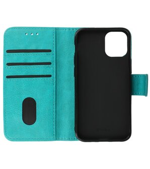 Bestcases Booktype Telefoonhoesje voor iPhone 12 Mini - Groen