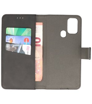 Bestcases 2 in 1 Book Case Telefoonhoesje Samsung Galaxy M31 - Zwart