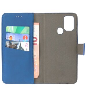 Bestcases 2 in 1 Book Case Telefoonhoesje Samsung Galaxy M31 - Navy