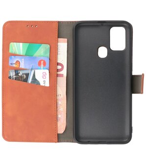 Bestcases 2 in 1 Book Case Telefoonhoesje Samsung Galaxy M31 - Bruin