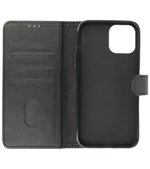 Bestcases Booktype Telefoonhoesje voor iPhone 12 Pro Max - Zwart