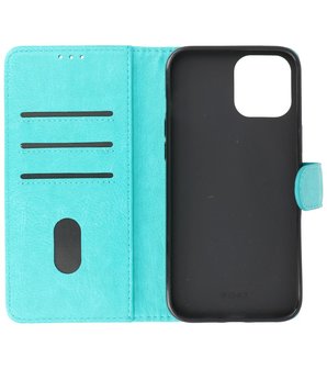 Bestcases Booktype Telefoonhoesje voor iPhone 12 Pro Max - Groen