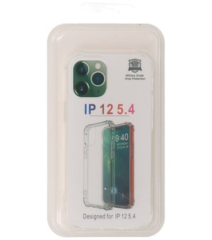 Schokbestendig TPU hoesje voor iPhone 12 Mini Transparant