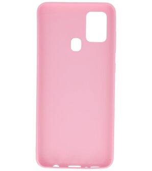 Color Backcover Telefoonhoesje voor Samsung Galaxy A21s - Roze