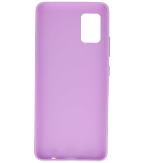Color Backcover Telefoonhoesje voor Samsung Galaxy A31 - Paars