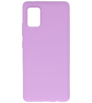 Color Backcover Telefoonhoesje voor Samsung Galaxy A41 - Paars