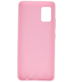 Color Backcover Telefoonhoesje voor Samsung Galaxy A41 - Roze