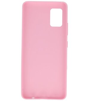 Color Backcover Telefoonhoesje voor Samsung Galaxy A71 5G - Roze