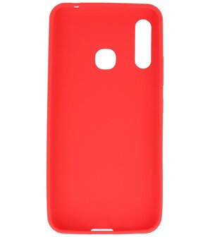 Color Backcover Telefoonhoesje voor Samsung Galaxy A70e - Rood