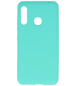 Color Backcover Telefoonhoesje voor Samsung Galaxy A70e - Turquoise