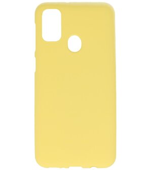 Color Backcover Telefoonhoesje voor Samsung Galaxy M31 - Geel