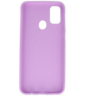 Color Backcover Telefoonhoesje voor Samsung Galaxy M31 - Paars