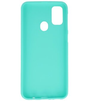 Color Backcover Telefoonhoesje voor Samsung Galaxy M31 - Turquoise
