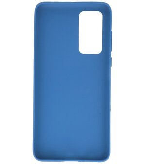 Color Backcover Telefoonhoesje voor Huawei P40 - Navy