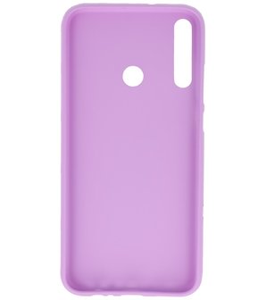 Color Backcover Telefoonhoesje voor Huawei P40 Lite E / Y7P - Paars