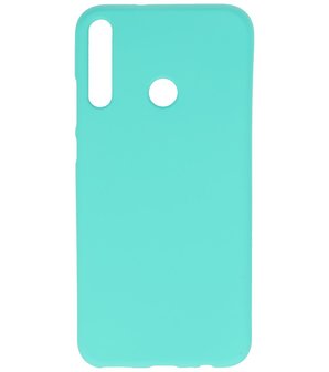 Color Backcover Telefoonhoesje voor Huawei P40 Lite E / Y7P - Turquoise