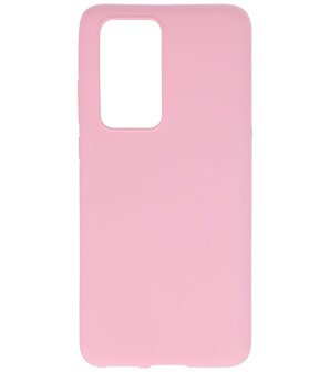 Color Backcover Telefoonhoesje voor Huawei P40 Pro - Roze