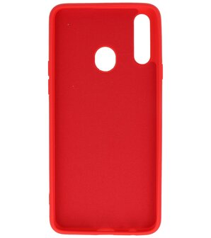 Fashion Backcover Telefoonhoesje voor Samsung Galaxy A20s - Rood