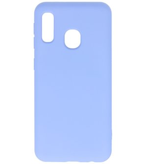 Fashion Backcover Telefoonhoesje voor Samsung Galaxy A20e - Paars
