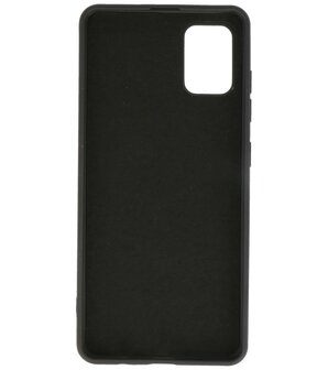 Fashion Backcover Telefoonhoesje voor Samsung Galaxy A31 - Zwart