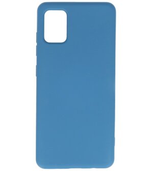 Fashion Backcover Telefoonhoesje voor Samsung Galaxy A31 - Navy