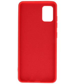 Fashion Backcover Telefoonhoesje voor Samsung Galaxy A31 - Rood