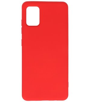 Fashion Backcover Telefoonhoesje voor Samsung Galaxy A51 - Rood