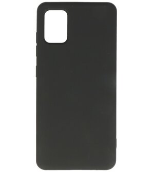 Fashion Backcover Telefoonhoesje voor Samsung Galaxy A71 - Zwart