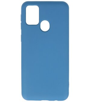 Fashion Backcover Telefoonhoesje voor Samsung Galaxy M31 - Navy