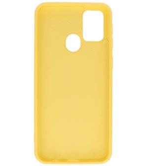 Fashion Backcover Telefoonhoesje voor Samsung Galaxy M31 - Geel