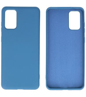 Fashion Backcover Telefoonhoesje voor Samsung Galaxy S20 Plus - Navy