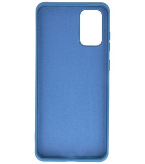 Fashion Backcover Telefoonhoesje voor Samsung Galaxy S20 Plus - Navy