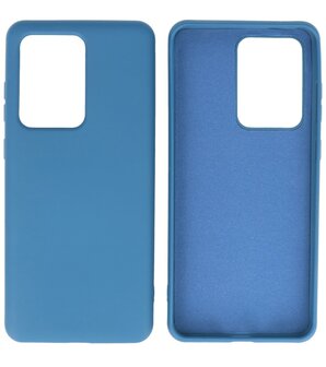 Fashion Backcover Telefoonhoesje voor Samsung Galaxy S20 ULtra - Navy