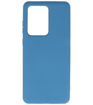 Fashion Backcover Telefoonhoesje voor Samsung Galaxy S20 ULtra - Navy