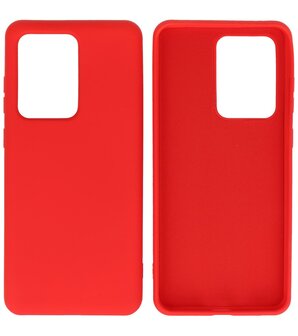 Fashion Backcover Telefoonhoesje voor Samsung Galaxy S20 ULtra - Rood