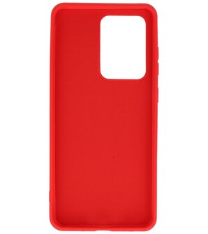 Fashion Backcover Telefoonhoesje voor Samsung Galaxy S20 ULtra - Rood