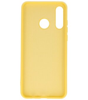 Fashion Backcover Telefoonhoesje voor Huawei P30 Lite - Geel