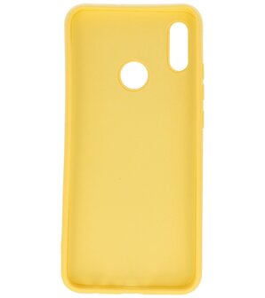 Fashion Backcover Telefoonhoesje voor Huawei P Smart 2019 - Geel